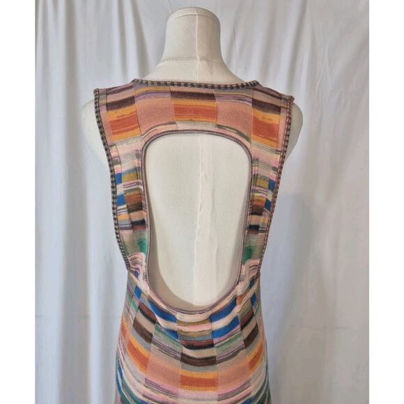 Anthropologie Daily Practice Womens Colorblock Knit Sweater Dress Large - Picture 9 of 10